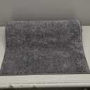 Washable Kitchen Rug 24" x 82" / 60cm x 210cm, Non Slip Kitchen Mat for Floor, Absorbent Indoor Entryway Runner Rug for Hallway, Laundry, Bathroom, Bedroom (Roll Packing) (Grey)