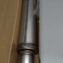 LCGP 2.5" Exhaust Mufflers, 2.5in Muffler Universal Stainless Steel Performance Muffler, Straight Through Design 2.5 inch Muffler Resonator Deep Sound for Car, Truck(2.5" Intet 2.5" Outlet)
