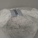 Pouf Ottoman Stuffed 20x20x12 Inches Floor Pouf Plush Fiber Ottoman Foot Rest Under Desk Foot Stool for Living Room Bedroom (Light Gray Pouf with Filler)