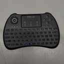 Rii X8 Mini Keyboard,2.4GHz Portable Wireless Keyboard with Touchpad Mouse,RGB Backlit,Rechargeable Battery for Android TV Box/Mac/PC/Nvidia Shield