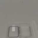 Misxi [2 Pack Waterproof Anti-Scratch Case with Button for Apple Watch Series 9 (2023) Series 8 Series 7 45mm, Hard PC Cover with Tempered Glass Screen Protector for iWatch, 1 Silver + 1 Transparent