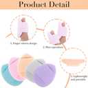 50 Pcs Finger Mini Makeup Sponge Set for Foundation, Concealer, Face Powder, Under Eye Setting, Cosmetic Tool 