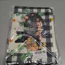 2 x XCHI Fall Black Cat Pumpkin Plaid Table Runner Table Decoration for Kitchen Dining Dinner Autumn Home Decor 13x72 Inch