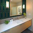 Safiyya Geometric Peel and Stick Wallpaper Gold and Dark Teal Contact Paper Self Adhesive Wall Paper Removable Wallpaper for Walls Vinyl Roll 196"x17.3"