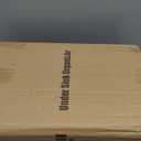 PXRACK 2 Pack Under Sink Organizer,Adjustable Height,2 Tier Pull Out Under Cabinet Organizer,Slide Out Thickened Metal Under Sink Storage for Kitchen Bathroom Laundry Cabinet Pantry,White(L)