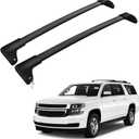 330Lbs Lockable Roof Rack Crossbars for 2015-2020 Chevy Tahoe Suburban Yukon Escalade, Heavy Duty Aluminum Anti-Corrosion Cross Bar Fit Luggage Luggage Kayaks Bicycles Snowboard