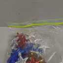 JULMELON 36Pcs Patriotic Star Ornaments Memorial Day Independence Day Labor Day Veterans Day Decorations for Home Party Christmas Tree Decor, Blue Red and Silver