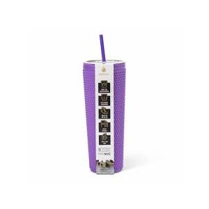 Manna Studded Tumbler 24oz 710 ml Rubber Finish Purple NEW