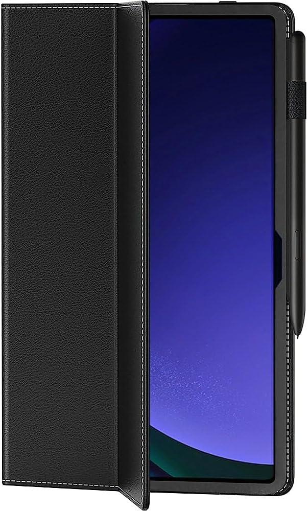 SaharaCase - Bi-Fold Folio Case for Galaxy Tab S10 FE, Tab S9 and Tab S9 FE, Black, (TB00324)