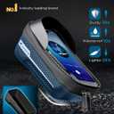 Whale fall Bike Frame Bag Waterproof, 3D Eva Hard Shell, Bike Phone Holder, Bicycle Top Tube Bag, Cycling Pouch with Rain Cover, Bike Accessories for Phones Under 7"
