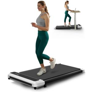 3-in-1 Walking Pad with Incline,2.5 HP Under Desk Treadmill for Home Office,265 LBS Compact Walking Treadmill with LED Display,No Assembly (Obsidian Black)