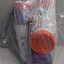 Chuangdi 24 Pack Halloween Plastic Tumbler with Lids and Straws Reusable Plastic Cups Spooky Cups Bulk for Kids Adults Halloween Party Birthday Supplies (24 oz,Ghost)