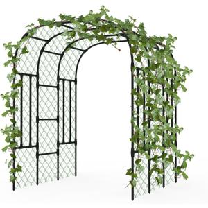 Trellis for Climbing Plants Outdoor - Grape Vine Trellis: 71 * 69 * 79 inch | Cucumber Trellis for Raised Bed, Garden Trellis for Climbing Plants, Cucumber, Vegetable, Tomato