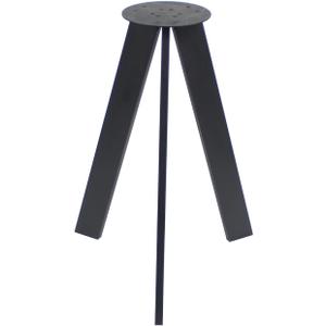 MBQQ Furniture Legs 28" Height Rustic Decory Table Legs,Heavy Duty 3-Legged Support Metal Desk Legs,Table Base,Industrial Modern, DIY Iron Coffee Table Legs