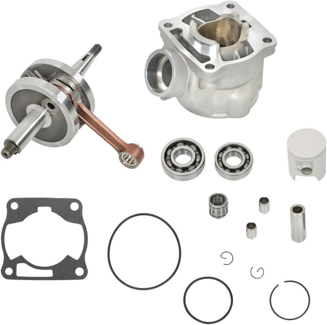labwork Engine Cylinder Piston Crankshaft Kit Replacement for Yamaha YZ80 YZ 80 1993-2001 Replacement for 4ES-11400-02-00