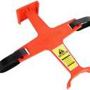 Motorcycle Fork Saver,10.9 Inches Universal Fork Guard for XC-W 250 CR80 CR250 CRF450R XR650R DRZ400S KLX 300R,Fork Support Guard Transportation Protector with 2 Binding Straps (Red)