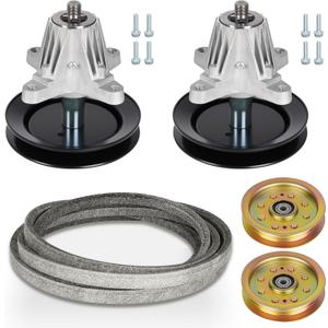 42" Deck Rebuild Kit Fit for Cub Cadet LTX1040 LTX1042 LTX1042KW LTX1042KH EZT-L42, 2 spindles 918-04822 618-04822, 2 Idlers 753-08171 756-04129B, 1 Deck Belt 954-04060 754-04060