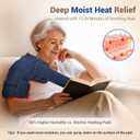 Comfytemp Shoulder Heating Pad Microwavable for Rotator Cuff, Wearable Microwave Moist Heating Pad, Shouder Wrap for Frozen Shoulder Relief, Recovery Items for Women Seniors (M/L)