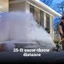 WORX Nitro 40V 12'' Cordless Snow Shovel, Electric Snow Thrower for 4-Car Driveway, Snow Removal with Brushless Motor & 2 Speed Control, 2 4.0 Ah Batteries and Charger Included, WG460