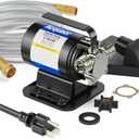 Acquaer Portable Electric Utility Water Transfer Pump 1/10 HP with Suction Hose Kit, Low Suction Water Removal for Water Beds, Pools, Rain Barrel, Aquariums, RV