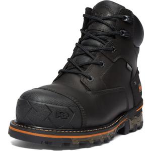 Timberland PRO Men's Boondock 6 Inch Composite Safety Toe Waterproof Industrial Work Boot (9, Black-2024 New)