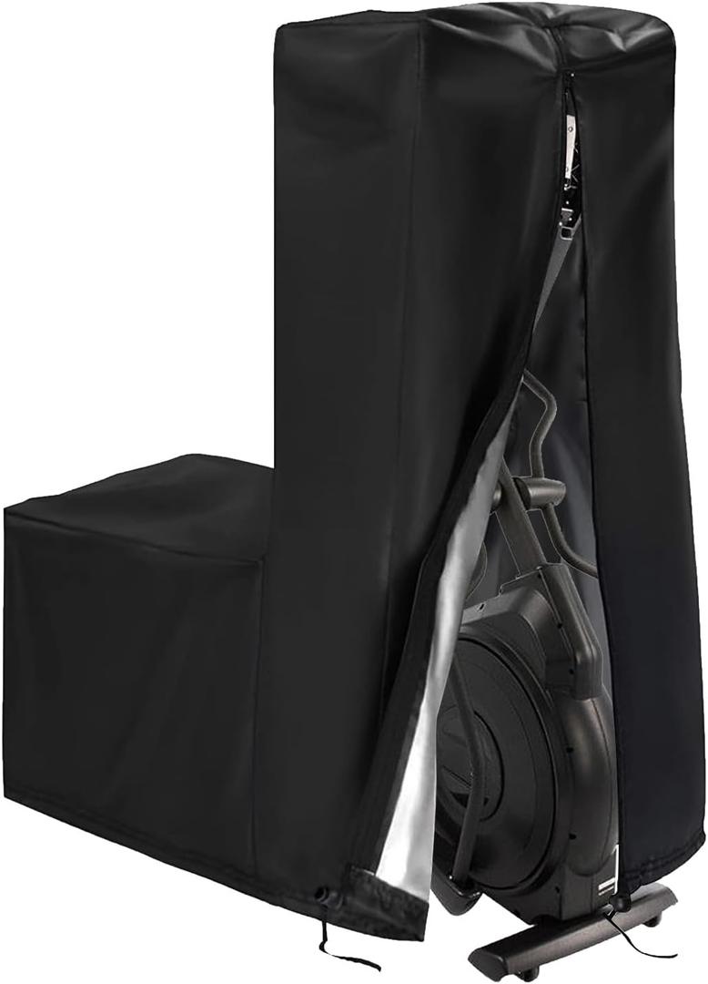 Elliptical Fitness Machine Protective Cover 420D Oxford Fabric Gym Dust Cover 34'' x 20'' x 60'' Elliptical Cover Home Elliptical Exercise Machine Cover (55'' x 25'' x 65'')