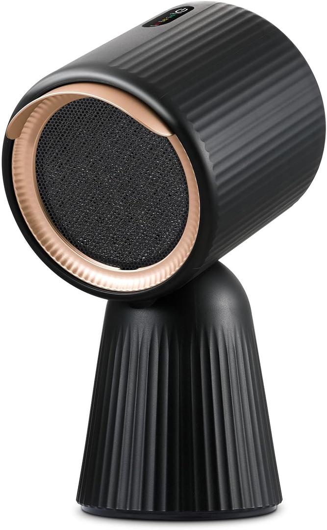 Portable Range Hood, Desktop Range Hood w/ 3 Wind Speed, One Button Control, Portable Kitchen Exhaust Fan with Detachable Filters, Kitchen Hood for Indoor BBQ, Hot Pot (Black)