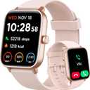 Smart Watch for Women Android & iPhone, Alexa Built-in, IP68 Waterproof Activity Fitness Tracker with Bluetooth Call (Answer/Make), 1.8" Smartwatch with Heart Rate/SpO2/Sleep Monitor, 100+ Sports Mode (Pink)