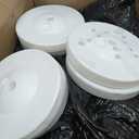 6 Set Artificial Cloud LED Light Winter Decorations Hanging Cloud Baby Shower Table Centerpiece DIY Kit for Ceiling Room Fake Fluffy Cotton Clouds Prop for Wonderland Birthday Party Nursery Wedding