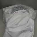 VidaFete 120inch Round Tablecloth Polyester Table ClothStain Resistant and Wrinkle Polyester Dining Table Cover for Kitchen Dinning Party Wedding Rectangular Tabletop Buffet Decoration(White)