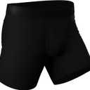 Shinesty paradICE Hammock Support Mens Pouch Underwear | Cooling Boxer Briefs for Men | Moisture Wicking Breathable (Large, Black)