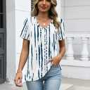 Zeagoo Womens V-Neck Tops Summer Casual Short Sleeve Tshirts S-3XL | Basic Tee Shirts, Business Classic Spring, Soft Breathable, Regular Fit, Perfect for Daily Wear, and Work Outings (XXXL)