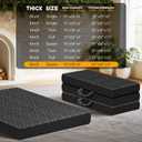 Tri Folding Mattress, 6'' Queen Memory Foam Portable Floor Bed