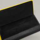 Double Glasses Case Aluminum Hard Shell For Men, Women | For Reading glasses and sunglasses etc. (Free Size, Yellow)
