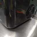 Nugget Ice Maker Countertop with Handle, Ready in 6 Mins, 34lbs Per Day, Removable Top Cover, Auto-Cleaning, Portable Sonic Ice Maker with Basket and Scoop, for Home/Party/RV/Camping (Black) 