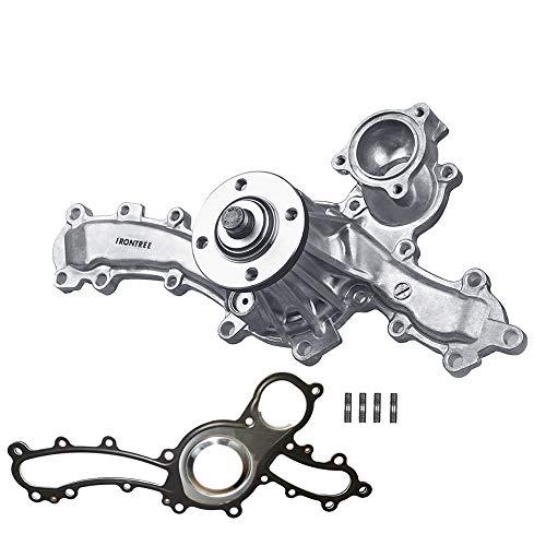 IRONTREE AW6037 Professional Water Pump Kit with Metal Gasket for 03-09 Toyota 4Runner, 07-09 Toyota FJ Cruiser, 05-15 Toyota Tacoma, 05-11 Toyota Tundra, 4.0L V6 Engine, OE Replacement