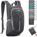 G4Free 10L Hiking Backpack Small Travel Hiking Daypack Lightweight Packable Backpack Casual Foldable Shoulder Bag (Beige)