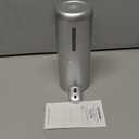 Automatic Foaming Soap Dispenser,4-Level Adjustable Foam, Wall Mount, USB Rechargeable,12.8oz/ 380ml,Touchless Hand & Dish Soap Dispenser for Bathroom, Kitchen,Hotel, Restaurant (Silvery)