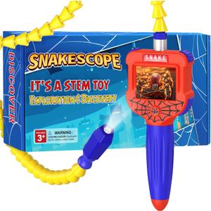 Borescope Snake Camera with Light for Kids, Educational STEM Toys for Boys & Girls 4-6, Unique Birthday Gifts for Kids 4 5 6 7 8 9 10 Years Old, Science Gifts for Hiking Camping Nature Exploration