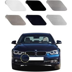 Car Front Bumper Tow Hook Cover Compatible with BMW 5 Series F07 2010 2011 2012 2013 GT 535i 530i 550i Trailer Cover Cap 51117200753 51117248065 Towing Eye Cap White Right Passenger Side