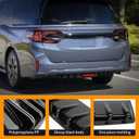 JMTBNO 34" Car Rear Diffuser with Brake Light, Universal Rear Diffuser Bumper Spoiler Lip Compatible with Infiniti FX35 FX37 FX50 Nissan Altima Dodge Charger SXT Chevy Camaro VW Acura