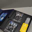 Philips Sonicare DiamondClean Smart 9700 Electric Toothbrush, Sonic Toothbrush with App, Pressure Sensor, Brush Head Detection, 5 Brushing Modes and 3 Intensity Levels, Lunar Blue, Model HX9957/71