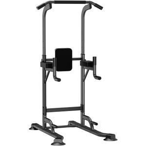 K KiNGKANG Adjustable Power Tower for Home Gym - Multifunctional Pull-Up & Dip Station for Strength Training