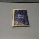 10 x CRTURUNIQ Luxury Navy Blue Thank You Card with Silver Foil - 5x7 Large Blank Note Card with Thick Gold Envelope & Sticker - Premium Heavyweight Cardstock for Wedding, Business, Sympathy & Men