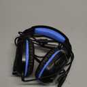 Fachixy FC200 PC Gaming Headset for PS4, PS5, Switch, Xbox One, Mac, Noise Canceling Headphones with Microphone, Computer Headset with 3.5mm Jack & RGB Light (BLUE)