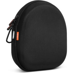 Hard Shell Headphone Case - Durable Zipper Travel Case Portable Carrying Pouch Bag Compatible with Sony WH-CH520/WH-CH720N, JBL Tune 510BT/720BT/520BT/770NC, Soundcore Q20 Q20i Q30, Jlab Headphones
