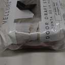 Vellure Door Draft Stopper for Bottom of Door - Premium Door Sweep for Bottom of Door/Weather Stripping Door Seal (Save Energy  installs Quickly and Easily) Door Strip (1, Black)