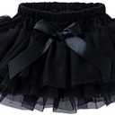 Anbaby Baby Girls Soft Tutu Skirt Toddler Ruffled Pants Diaper Cover 0-3 M