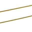 FDXGYH 2 inch/5cm Brooch Stick Pin 20pcs Pointed Plug Brooch Jewelry DIY Accessories Handmade Crafts Used for Lapel Scarf/Hat/Suit[ Gold]