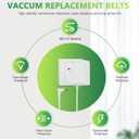 5V AC Charger Adapter Power Cord Compatible with Willow Pump Generations 1, 2, and 3, Replacement 3Amp Charger Cord (White)